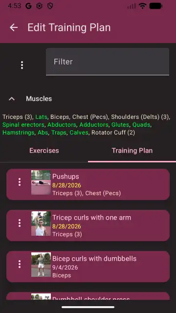 Training Plans